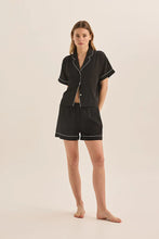 Load image into Gallery viewer, Venus Black And Ivory Short PJ