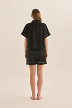Load image into Gallery viewer, Venus Black And Ivory Short PJ