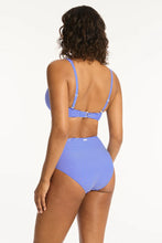 Load image into Gallery viewer, Varsity Panelled High Waist Pant / Cobalt