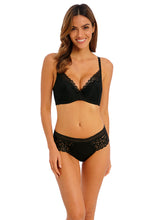 Load image into Gallery viewer, Raffine Plunge Bra Black