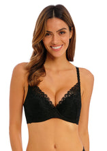 Load image into Gallery viewer, Raffine Plunge Bra Black