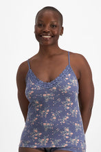 Load image into Gallery viewer, Parisienne Classic Cami / Blue Floral
