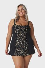 Load image into Gallery viewer, Wildflowers Chlorine Resistant Wide Strap Swim Dress
