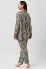 Load image into Gallery viewer, LEOPARD REVERE PJ SET BLACK - Y246L6