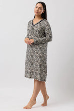 Load image into Gallery viewer, LEOPARD NIGHTIE BLACK - Y319L6