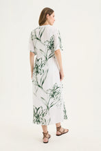 Load image into Gallery viewer, Lotus Dress Green Print