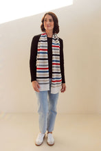 Load image into Gallery viewer, 100% Merino Wool (Cashfeel) Multicolour Stripe Scarf