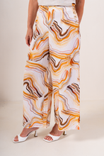 Load image into Gallery viewer, Linen Palazzo Pant Sand Swirl