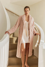 Load image into Gallery viewer, Gabriella Plush Long Robe Pink
