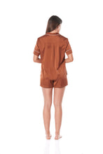 Load image into Gallery viewer, Amy Brown Satin PJ Short Set