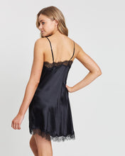 Load image into Gallery viewer, SS Scarlet Silk Chemise / Black