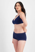 Load image into Gallery viewer, Marais Cotton Full Brief - Dark Sapphire