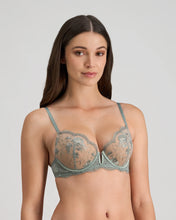 Load image into Gallery viewer, Bendon Romilly Push Up Bra Iceberg Green
