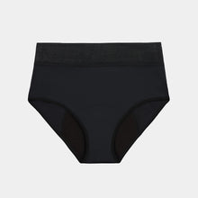 Load image into Gallery viewer, Flo Heavy Full Period Brief / BLACK