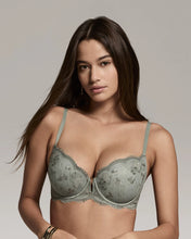 Load image into Gallery viewer, Bendon Romilly Push Up Bra Iceberg Green