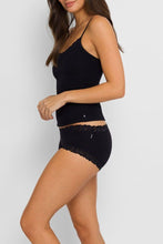 Load image into Gallery viewer, Parisienne Cotton Boyleg / Black