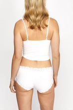 Load image into Gallery viewer, Parisienne Cotton Boyleg / White