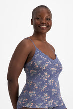 Load image into Gallery viewer, Parisienne Classic Cami / Blue Floral
