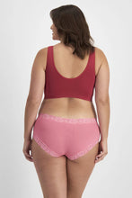 Load image into Gallery viewer, Parisienne® Cotton Boyleg 2 Pack - Cora Camelia / Pink Teaser