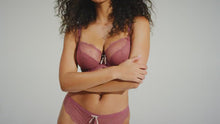Load and play video in Gallery viewer, Freya Fancies Underwired Plunge Bra / Iced Mocha
