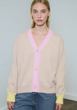 Load image into Gallery viewer, Colour Block Cardi - Pink