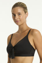 Load image into Gallery viewer, essentials edit tie front dd/e cup bralette