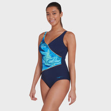 Load image into Gallery viewer, Spatial Wrap Front Swimsuit
