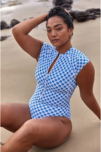 Load image into Gallery viewer, Crete Ocean Sport One Piece / Masectomy Friendly