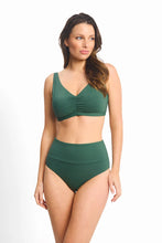 Load image into Gallery viewer, BASIX F-G RUCHED BRA - SEAWEED