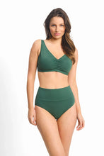 Load image into Gallery viewer, BASIX F-G RUCHED BRA - SEAWEED