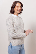 Load image into Gallery viewer, Crew Neck Sweater - Natural Speckle