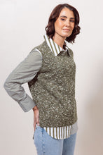 Load image into Gallery viewer, Round Neck Vest - Khaki Speckle