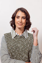 Load image into Gallery viewer, Round Neck Vest - Khaki Speckle