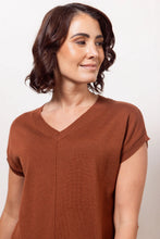 Load image into Gallery viewer, 100% Merino Cable Knit Vest - Copper