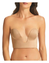 Load image into Gallery viewer, Refined 4 Way Convertible U Plunge Strapless Bustier Nude