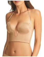 Load image into Gallery viewer, Refined 4 Way Convertible U Plunge Strapless Bustier Nude