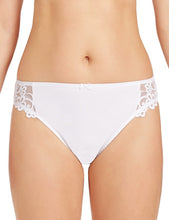 Load image into Gallery viewer, Coral Hi Cut Brief / White