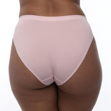 Load image into Gallery viewer, Nat V Basics - Callie Brief Natural Hip Bikini / Blush