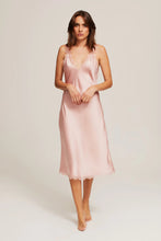 Load image into Gallery viewer, Joni Silk Nightie / Silver Pink