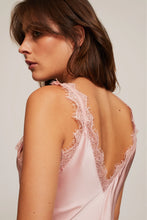 Load image into Gallery viewer, Joni Silk Nightie / Silver Pink