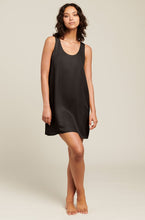 Load image into Gallery viewer, Washable Silk Chemise / Black