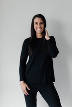 Load image into Gallery viewer, Tani Swing Long Sleeve / Black