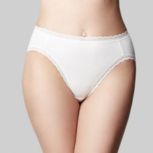Load image into Gallery viewer, Knicker Classic Cotton Hi Cut / Nude