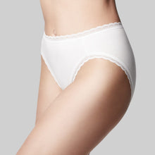 Load image into Gallery viewer, Knicker Classic Cotton Hi Cut / Nude