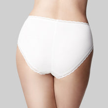 Load image into Gallery viewer, Knicker Classic Cotton Hi Cut / Nude