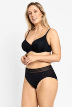 Load image into Gallery viewer, No Panty Line Promise Sheer Tops Hi Cut / Black