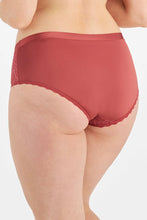 Load image into Gallery viewer, Barely There Lace Full Brief / Copper Rouge