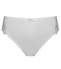 Load image into Gallery viewer, Coral Hi Cut Brief / White