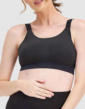 Load image into Gallery viewer, Life Maternity Active Crop / Black