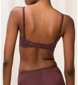 Amourette Charm Lace Wirefree Bra - Decadent Chocolate